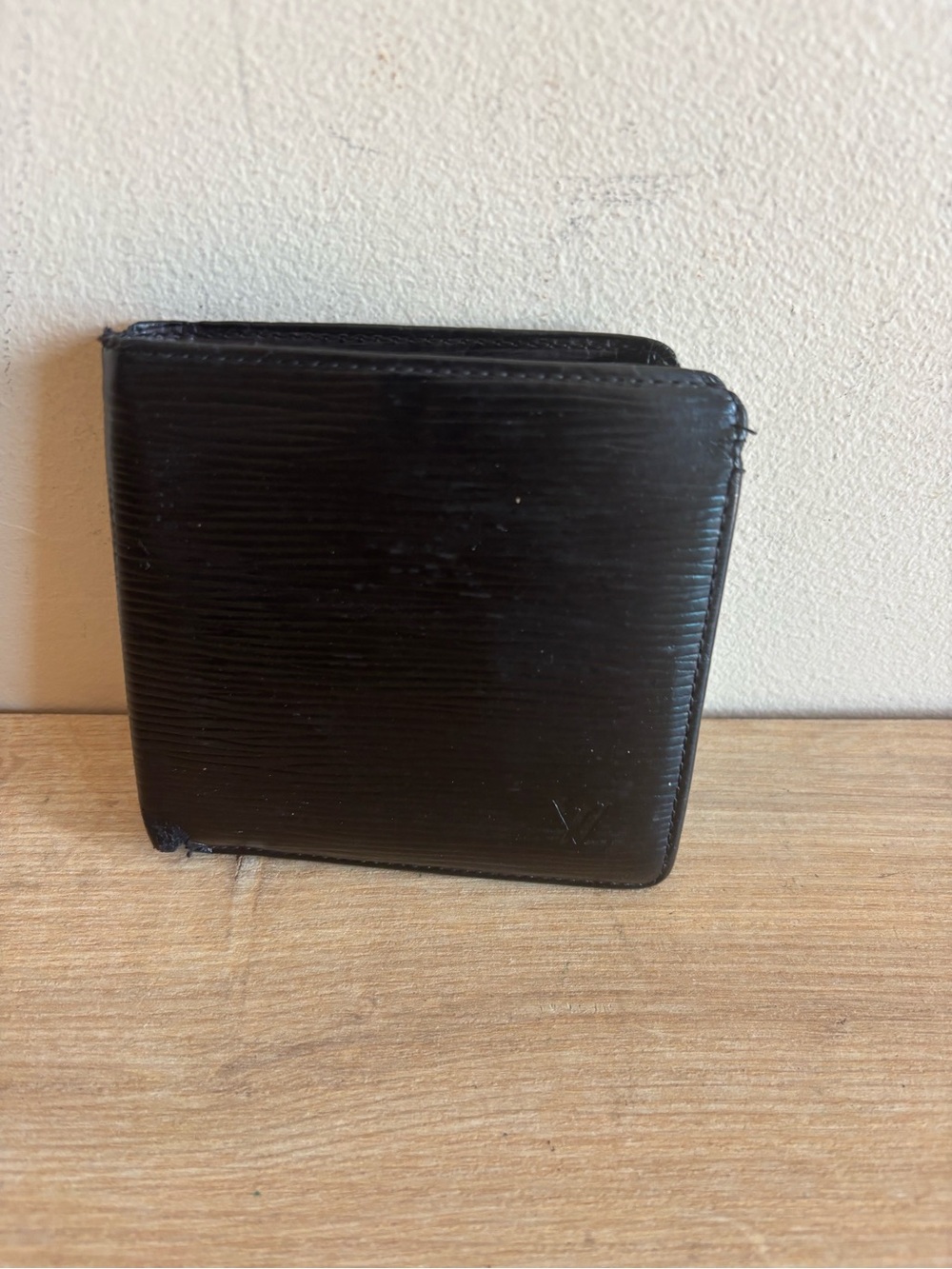Authentic Louis Vuitton leather bifold wallet